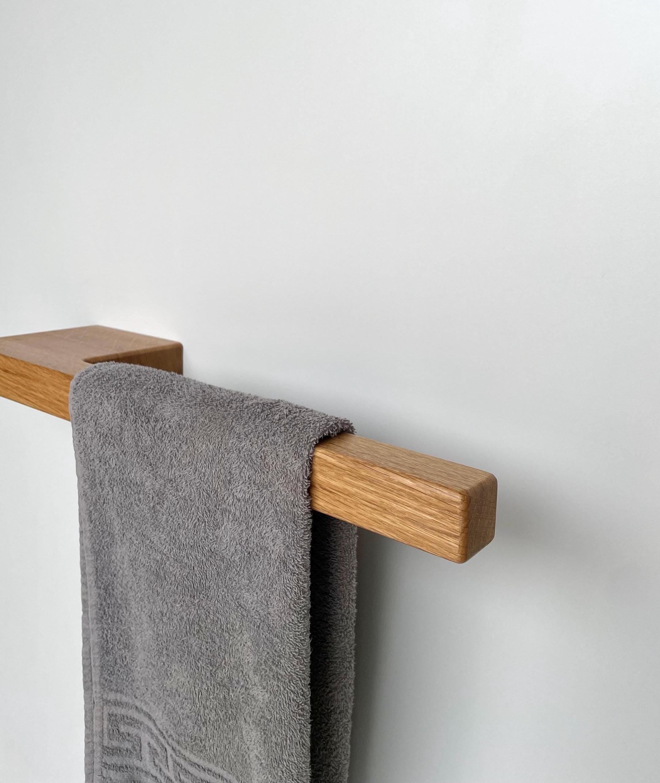 Handtuchhalter Aus Akazienholz - Küchenaccessoire Im Tuscany-Design