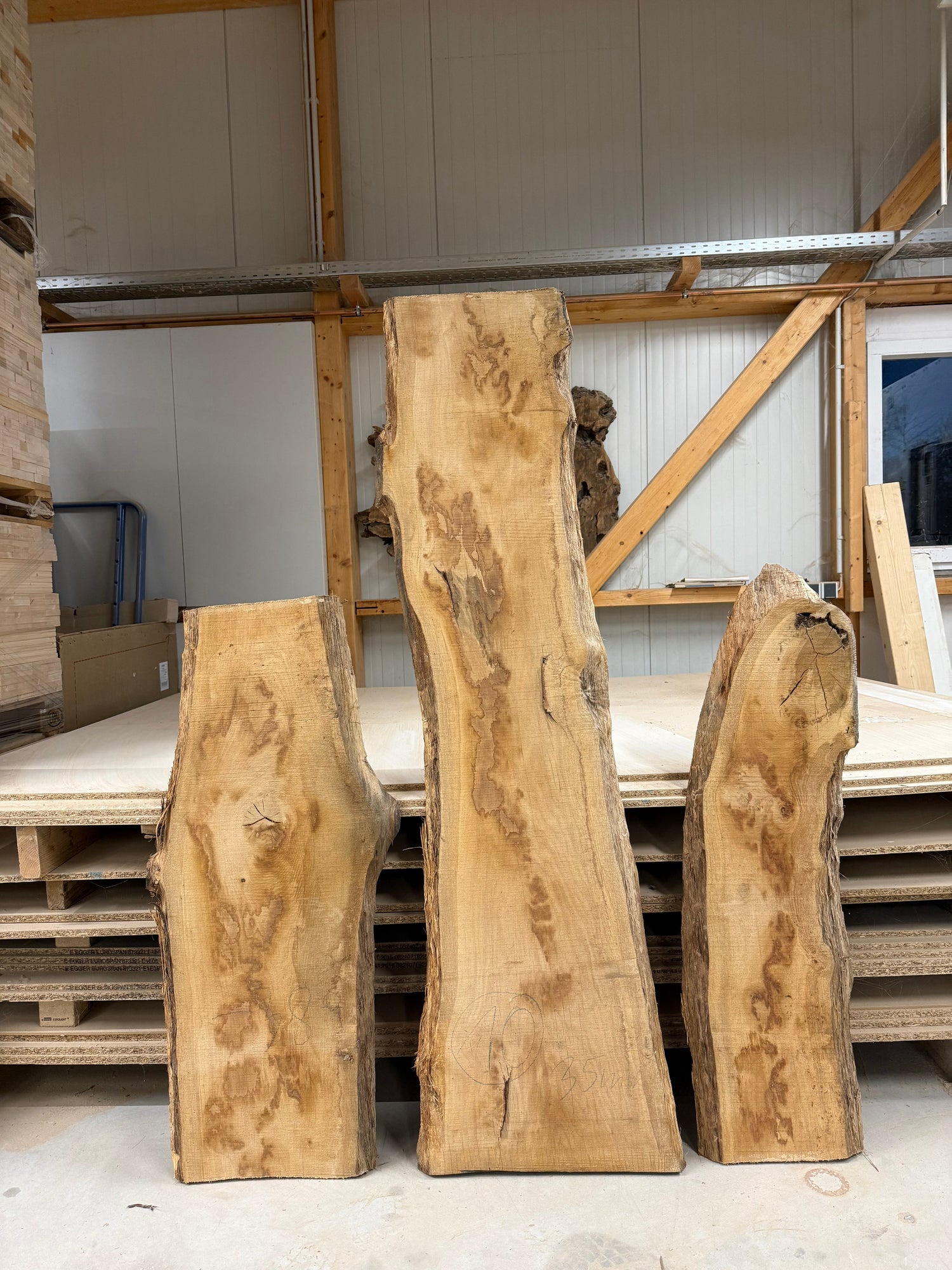 Massivholzdielen - Rohe Holzdielen nach Maß