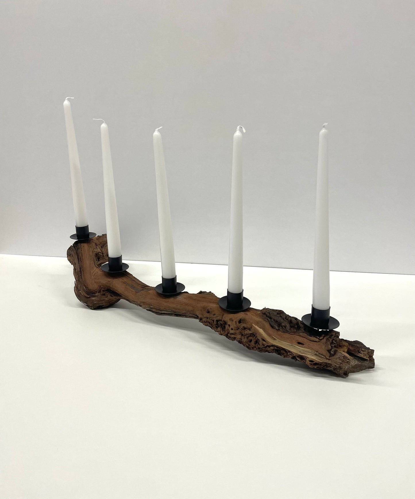 Stabkerzenhalter aus einem Rebstock/Weinrebe | Dekoration für daheim / Kerzenhalter / Adventszeit / Weihnachtszeit / Weihnachtsdekoration