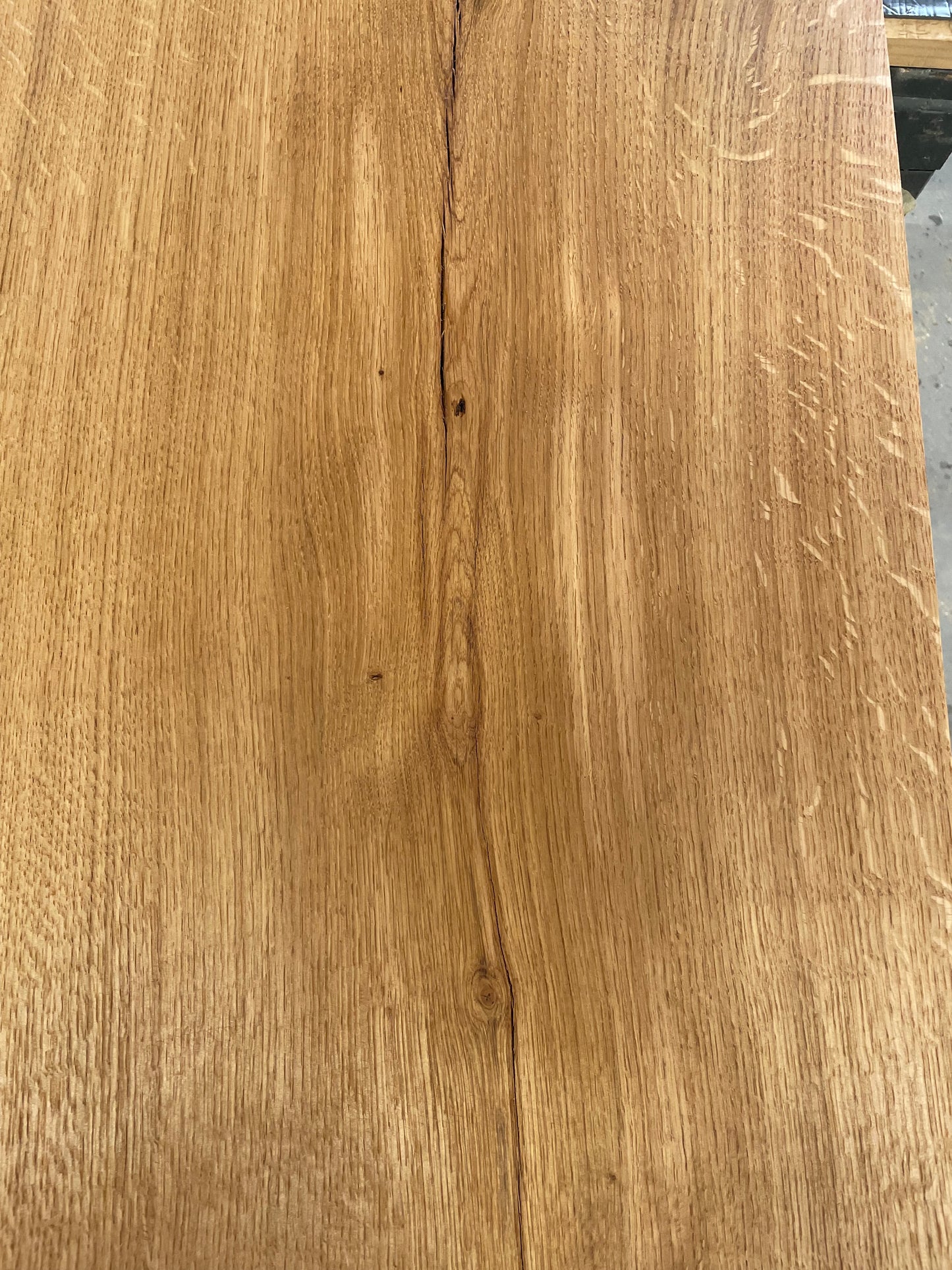 Massivholzplatte Eiche geölt | Tischplatte individuell | Baumkante Holz | Waschtischplatte Bad | Eichenholz massiv